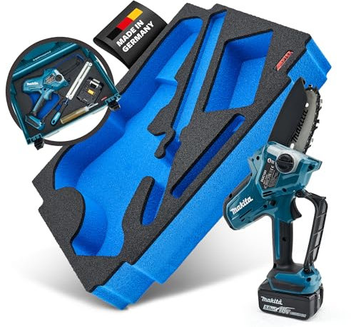 𝖠𝖯𝖳𝖤𝖷 Schaumeinlage passend für Makita Akku-Astsäge DUC 101 für MakPac Gr. 2-3