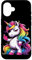 Hülle für iPhone 16 Einhorn Unicorn Mittelfinger Bunt