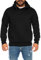 Raff & Taff Hoodie Kapuzenpullover Sweatshirt Sweater Pullover | S - 6XL | Sport Alltag Freizeit | Premium Baumwolle Fleece Innenseite (RT-H-401-Schwarz- 5XL)