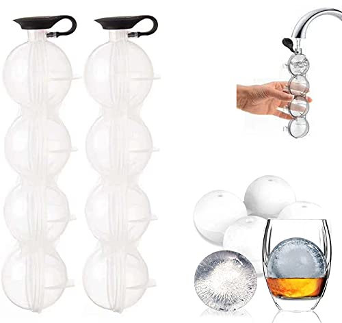 HIOD 4-Loch-Eisbox Whisky Maker Runde Eishockeyform Eiswürfelform Eiswürfelbereiter Silikon Eiskugel Maker Form Küche Werkzeug Zubehör