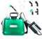 Iriisy Pompa a Spalla Elettrica per Piante da 8L con 4 Ugelli Pompa Irroratrice a Batteria Ricaricabile per Prato, Giardino, Piante, Irrigazione (Verde)