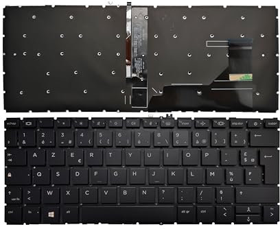 Tastiera per laptop compatibile con HP EliteBook 830 G7 830 G8 735 G7 735 G8 layout francese Retrò - Illuminazione