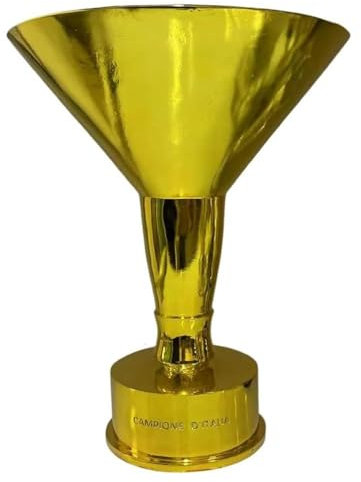 haobook Coppa Italia Trofeo di Calcio Serie League Trofei di Campionato Trofeo di Calcio Italiano Replica da Collezione Fans Souvenir Decorazioni per Il Desktop del Bar di casa