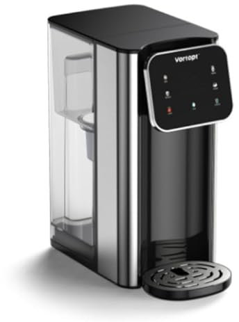 ZACHVO Hot Water Dispenser UR05 with Filter, 2200W Fast Heating, 4 Temperature Settings, 4L Removable Tank, 3 Water Volume Options, Compact & Energy Efficient, Ideal for Kitchen, Office & Home