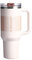 Stanley Quencher ProTour Flip Straw Tumbler with Leakproof Lid 40 oz | Built-in Straw and Handle | Cup Holder Compatible for Travel | Insulated Stainless Steel Cup | BPA-Free | Rose Quartz Fade