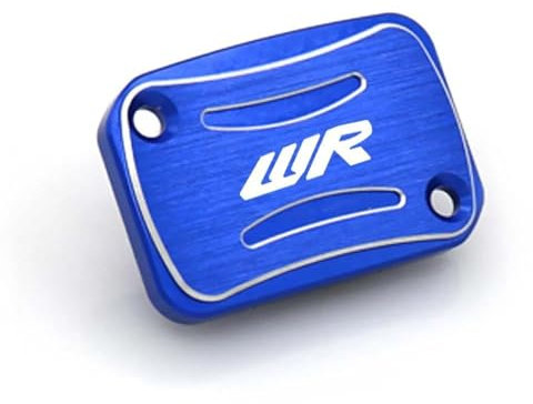 Behälterdeckel Geändert Motorrad Vorne Brems Flüssigkeit Kraftstoff Reservoir Abdeckung Öl Tank Cap Für Yamaha WR125X WR 125X WR125 X 2011 2012 2013(Blu)