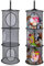 MHJY Kuscheltier Aufbewahrung Hängend Korb 2 Stück Faltbare Hängeaufbewahrung Kinderzimmer Stofftier Hängeregal Bad Spielzeug Mesh Organizer Netz Plüschtier Hängeorganizer, 3 Stufen