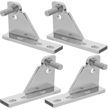 Ipetboom 4Pcs Commercial Refrigerator Door Hinges Kit, Heavy Duty Zinc Alloy Pivot Hinges for Freezer Cooler Door Replacement, Suitable for Commercial Kitchen Equipment
