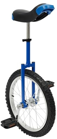 chennnls Monocycle de 18 Pouces pour Le Sport, monocycle réglable, entraînement d'équilibre pour 5 à 60 Ans, Cadre en Acier au manganèse, capacité de Charge jusqu'à 75 kg