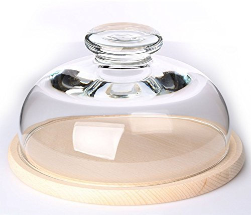 Altom Cloche à fromage avec couvercle en verre - Diamètre : 22 cm