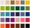 Vaessen Creative 10429-002 Filzstoff, 30 Farben Bastelfilz, 1mm, 15 x 20 cm, Filz zum Nähen, DIY Basteln und Scrapbooking