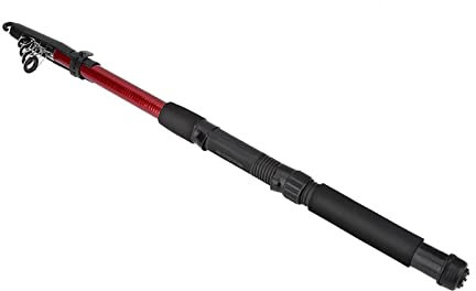 Teleskop Angelrute Tragbare Einziehbare Angelrute Leichte Casting Tackle Zubehör für Outdoor Angeln(2.7m)