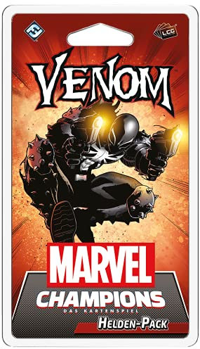 Fantasy Flight Games, Marvel Champions: LCG – Venom, Helden-Erweiterung, Expertenspiel, Kartenspiel, 1-4 Spieler, Ab 14+ Jahren, 60+ Minuten, Deutsch, Mehrfarbig, Bunt