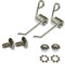 RedPart 2 Pack of Scarifier Bolt On Spring Tips Tine For Dethatch Moss Lawnmower Blades