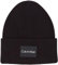 Calvin Klein Herren FINE Cotton Rib Beanie K50K510986 Gestrickte Mütze, Schwarz (Ck Black), OS