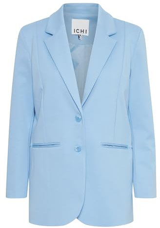 ICHI Damen IHKATE SUS Oversize BL Blazer, 164020/Della Robbia Blue, M