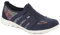 Leather Slip-On Shoes - Navy Multi Size 8