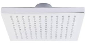 Trade Shop - Pommeau de douche LED RVB 20 x 20 cm Couleur luminothérapie Douche émotionnelle Argent 79907 -