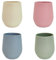 Druuzyl Vaso Aprendizaje Bebe Silicona, 4pcs para Bebé, Taza de Agua en Silicona Suave Antigoteo, para Bebés a Partir de los 6 Meses entrenamiento de alimentación infantil