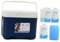 Milageto Nevera portátil para Acampar, Nevera portátil para Alimentos congelados/Calientes, 6 L, con Bolsa de Hielo, para Patio, Camping, Playa, Senderismo, Azul