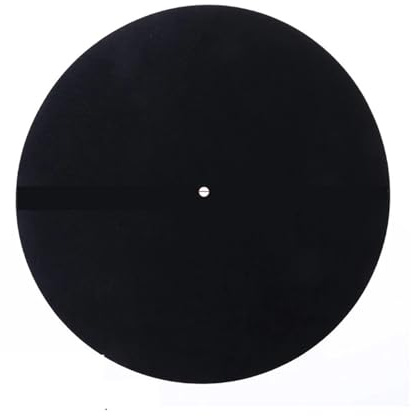 Anti-Vibration Slipmat Turntable Mat Audiophile Vinyl Record Player Platter For Vinyl Record Players, Turntables