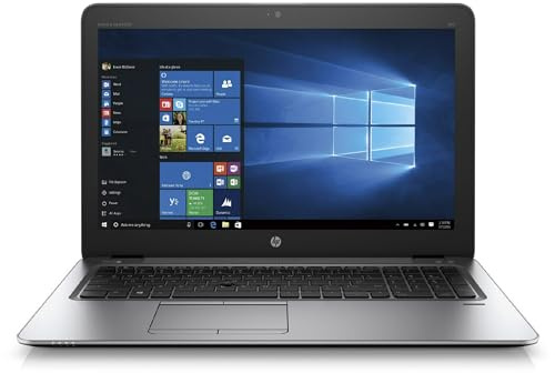 HP Elitebook 850 G3 Computer Portatile Professionale HD 15.6 Intel Core i5-6300U 16GB RAM, 512GB SSD, Tastiera QWERTY, Windows 11 Pro (ricondizionato)