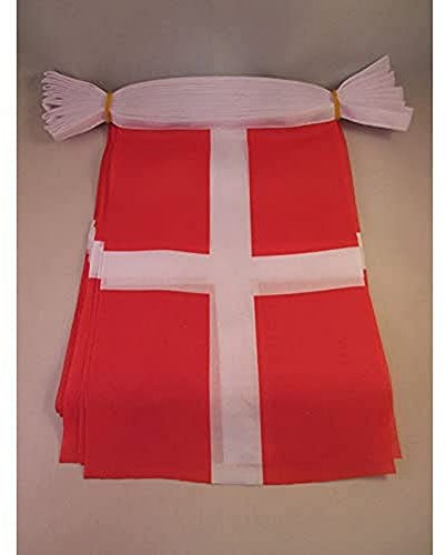 AZ FLAG - Guirlande Drapeau Savoie - 4 Mètres Avec 20 Petits Drapeaux Savoyard De 15x10 cm - Fanion 100% Polyester - 40g