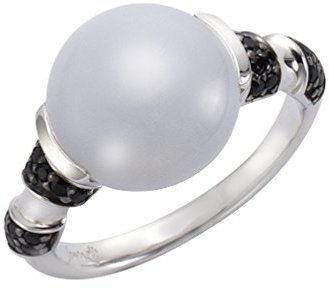 Jamelli Damen Ring 925/- Sterling Silber Glänzend Calcedon weiß 273271080J