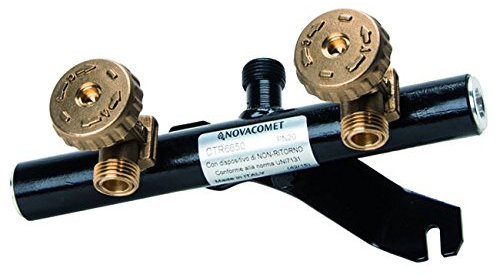 Centralina gas 2 rubinetti Misure: S/valvola e manometro