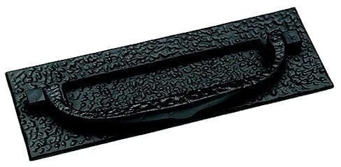 Zoo Hardware Postal Letter Plate - 12 x 4 in Black Finish Supplied by Euroart