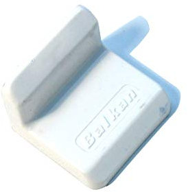 10 X armadietto gancio laterale regolabile per pensile wandhalterug Bianco