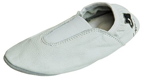 Lappade Gummipads weiß Gymnastikschuhe, Ballettschuhe, Schläppchen, Turnschläppchen, Tanzschuhe Art. 225G Gr. 38