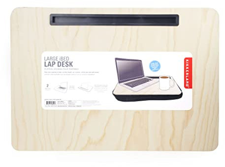 Kikkerland US039XL-W Extra Large iBed Lap Desk Wood