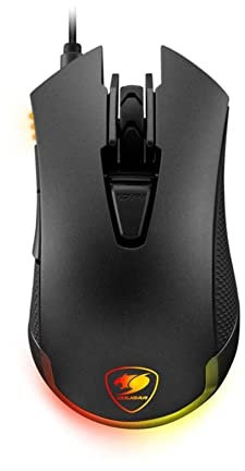 Cougar Revenger USB Optical 12000DPI - Mouse Destri (USB, Gaming, Pressed buttons, Wheel, Optical, 12000 DPI), Colore Nero