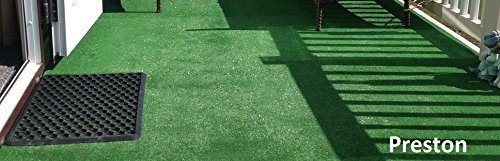 3m x 5m | Preston 6mm Pile Height Artificial Grass | Choose from 47 Sizes | Cheap Natural & Realistic Looking Astro Garden Lawn | High Density Fake Turf