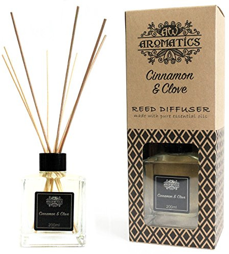 200ml Cinnamon & Clove Essential Oil Reed Diffuser - RDEO-03