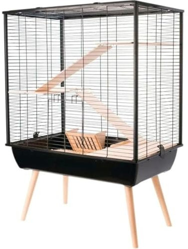 Zolux Cage Neo Cozy Large Rodents H80 Black Color