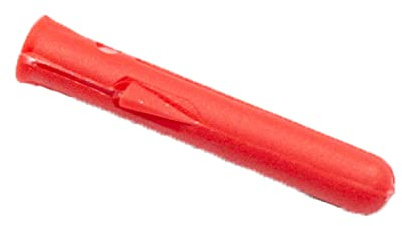 Talon - Plastic Wall Plugs - Pack of 5X 20 - Red - 18cm - for 6-10 Gauge Woodscrews - Available in Variety of Sizes - for Home Improvement and Trade Jobs - Tool Set Essentials