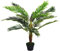 Outsunny Palmier Artificiel Hauteur 123 cm Arbre Artificiel décoration Plastique Fil de Fer Pot Inclus Vert