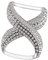 Sharplace Strass Tuchclip/Tuchspange/Trachtenspange/Schalclip/Trachtenbrosche Geschenk, Silber-