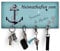 Unikatolo Schlüsselbrett Anker Heimathafen mit Name, Hafen, Maritim, Geschenkidee Valentinstag, Hochzeit, Einzug, Hausbau, Bauherr