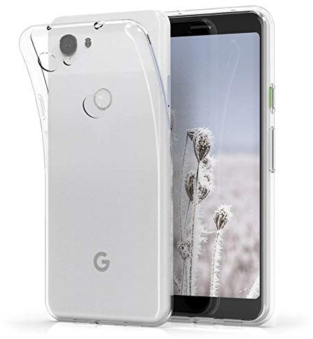 REY Transparent Silikonhülle TPU für Google Pixel 3a, Handyhülle Premium Kratzfest TPU Durchsichtige Schutzhülle, Ultradünne 0,33 mm
