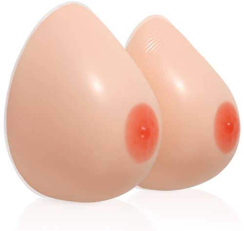 Vollence DD Cup Silikon Brustformen Falsche BrüSte KüNstliche Falsche Brust für Mastektomie Prothese Transgender Transvestit Crossdresser Drag Queen Cosplay CD