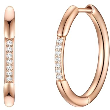 Glanzstücke München Damen Ohrringe 925/- Sterling Silber roségold