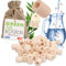 GREEN KOALAS 50 PERLES de CERAMIQUE EM roses naturelles pour purifier filtrer l’eau. Billes de céramique en argile (tube) pour purification bio Filtre anti calcaire et chlore Carafe Fontaine à eau