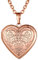 GoldChic Colgante Guarda Foto con Collar Oro Rosado, Camafeos Relicarios de Foto Grabada