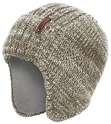 Marhatter Herren Mütze Ushanka aus Wollmischung (beige-grau)