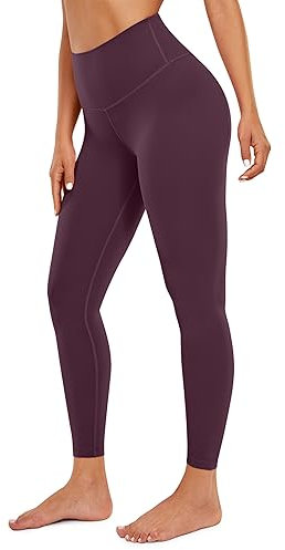 CRZ YOGA Donna Butterluxe A Vita Alta Allenamento Ghette Atletica Pantaloni da Yoga - 64cm Viola Profondo 42