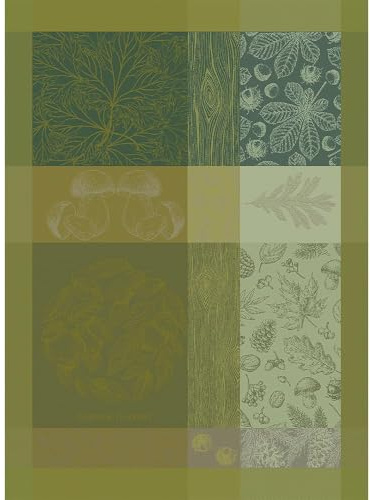 Garnier-Thiebaut 44256 Geschirrtuch Bois D'Automne Mousse 56 X77Cm Baumwolle