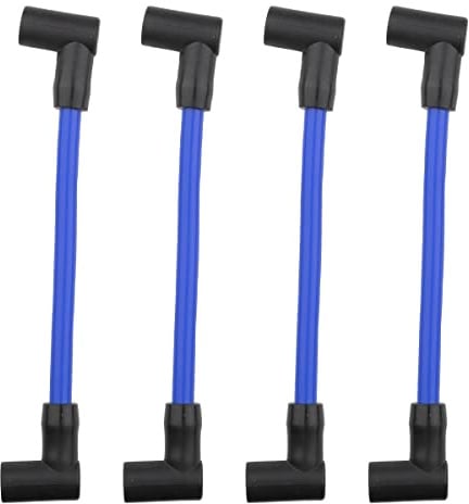 4 Stück Marine Zündkerzendraht 15,2 cm Hochleistungs-Premium Marine Ersatz für Evinrude OMC Johnson Zündkerzen-Drahtleitungen Set Sierra Bootfahren Zubehör Ersatz 18-8816-1 ZF478V